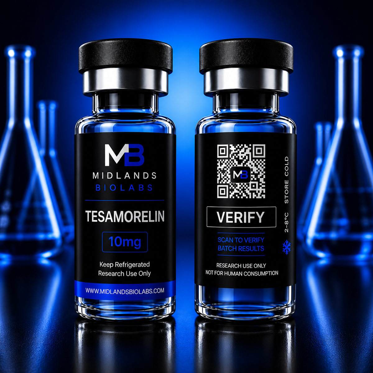 Tesamorelin 20 mg | Laboratory Research Material